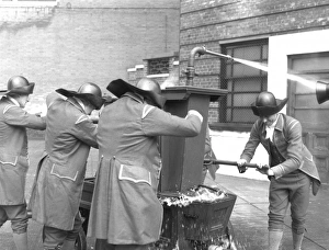 Images Dated 31st May 1966: GLC-LFB Centenary Royal Review at Lambeth HQ