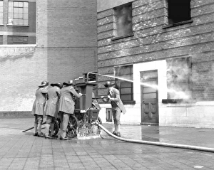 Images Dated 31st May 1966: GLC-LFB Centenary Royal Review at Lambeth HQ