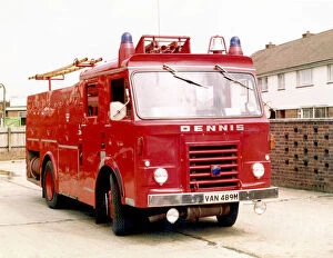 London Fire Brigade Gallery: GLC-LFB Dennis diesel Compact Pump