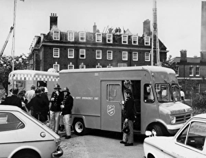 Images Dated 31st May 1976: GLC-LFB Major fire, Chelsea Hospital, Pimlico