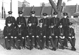 Southwark Prints: GLC-LFB Southwark training school squad group photo
