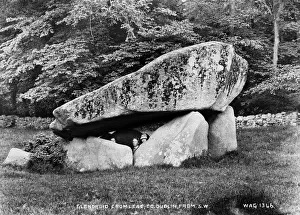 Peering Prints: Glendruid Cromlech, Co. Dublin, from South West