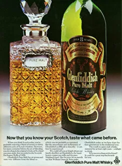 Adverts Collection: Glenfiddich advertisement, 1974