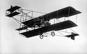 Glenn Prints: Glenn Curtiss flying the Curtiss-Herring No 1