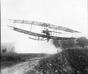 Glenn Prints: Glenn Curtiss piloting his Aerodrome No3 June Bug