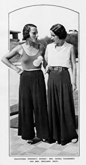 Americans Gallery: Gloria Vanderbilt and Mrs Benjamin Thaw