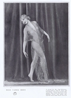 A glorious study of Vanda Hoff, appearing in the Music Box R A glorious study of Vanda Hoff, appearing in the Music Box R