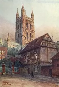 Images Dated 7th February 2011: Glos Cathedral 1905