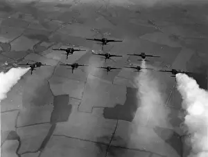 Loop Prints: Glossy all-black Hawker Hunter F6s of the Black Arrows