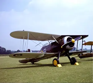 Gloster Prints: Gloster Gladiator -the only British pre war biplane fig