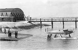 Calshot Prints: Gloster IVB N223 at Calshot prior to Venice in 1927
