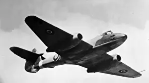 Manston Prints: Gloster Meteor F1- entered service in early 1945 and ba