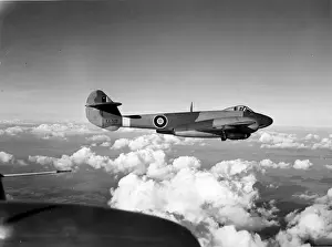 Gloster Meteor F4 EE519 armed with 1000lb bombs