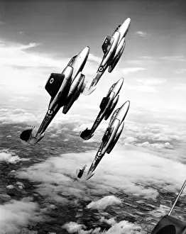 Gloster Meteor T7s of the Central Flying School