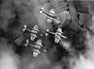Aerobatics Gallery: Gloster Meteor T7s perform aerobatics