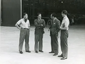 Gloster test pilots: Beamont, Stanbury, Greenwood and Preedy Gloster test pilots: Beamont, Stanbury, Greenwood and Preedy