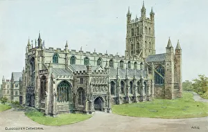 Gloucester Prints: Gloucester Cathedral, Gloucestershire