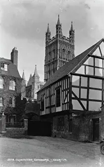 Half Timbered Prints: Gloucester Cathedral and Historic Buildings