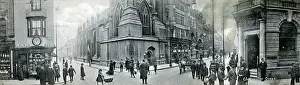 Gloucester Cross, Gloucestershire - Double Panorama postcard