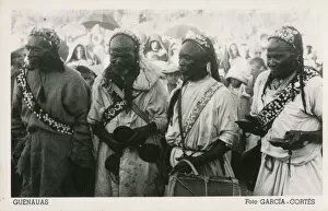Morocco Collection: Gnawa musicians - ethnic group inhabiting Morocco and Algeria in the Maghreb