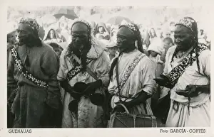 Gathering Prints: Gnawa musicians - ethnic group inhabiting Morocco and Algeria in the Maghreb