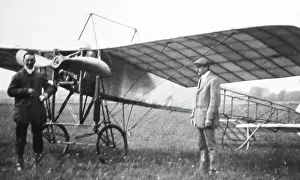 Bleriot Prints: Gnome-Bleriot monoplane at the Eastbourne Aviation Company