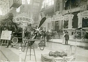 Aeronautique Gallery: Gnome stand at the Salon Aeronautique - Grand Palais, Paris