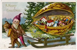 Kindly Prints: Gnomes Deliver Presents