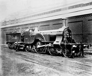 National Archives Collection: GNR Stirling Single Locomotive