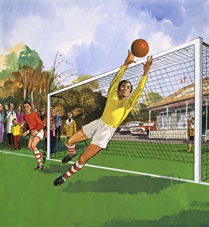 Images Dated 1st June 2007: Goalkeeper in the football match