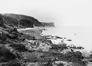 Gobbins Prints: The Gobbins Path from the South