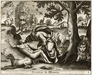Creates Prints: God Creates Adam