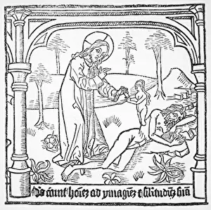 Creates Prints: God Creates Eve from Rib
