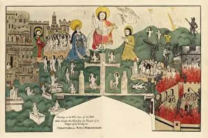 Resurrection Prints: God on Judgment Day sorting saints and sinners