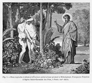 Reproaches Prints: God Reproaches Adam