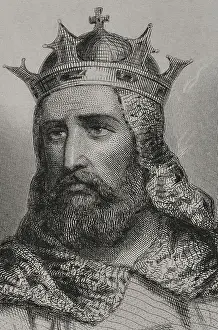 Boulogne Prints: Godfrey of Bouillon (1060-1100). Military leader 1st Crusade