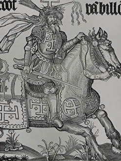 Boulogne Prints: Godfrey of Bouillon (1060-1100). Military leader