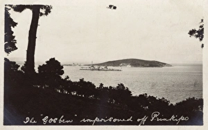 Selim Collection: The Goeben - Ottoman Navy Flagship - imprisoned off Buyukada