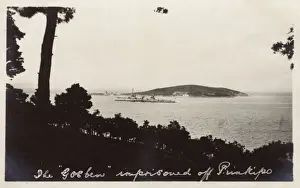 Goeben Prints: The Goeben - Ottoman Navy Flagship - imprisoned off Buyukada