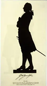 Goethe / Silhouette / 1780