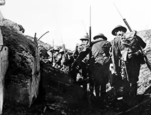 Croiselles Prints: Going up to the front at Croiselles - WW1