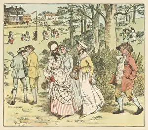 May Pole Prints: Going to the Maypole