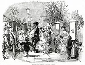 Papa Gallery: Going to the Pantomime 1853