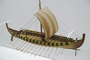 Viking Gallery: Gokstad Ship, approx. 900 A.D. Was found in a burial place n