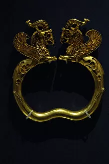 Gold amulet from Oxus Treasure. 5th-4th centuries BC