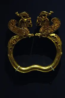 Monsters Prints: Gold amulet from Oxus Treasure. 5th-4th centuries BC
