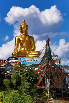 Gold Buddha statue, Golden Triangle, Thailand