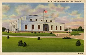 Images Dated 31st July 2018: US Gold Bullion Depository at Fort Knox, Kentucky, USA
