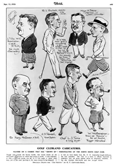 Gold Clubland Caricatures