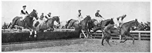 Jockeys Gallery: Gold Cup Day at Cheltenham, 1945